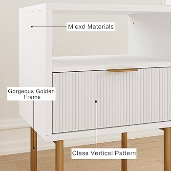 usahanaさま Amazon.com: Masupu Nightstand,Mid-Century Modern Bedside